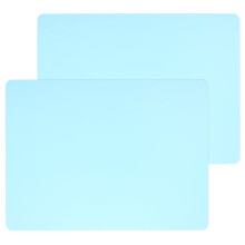 Silicone Placemats Sky Blue Durable Non-Stick 2 pcs