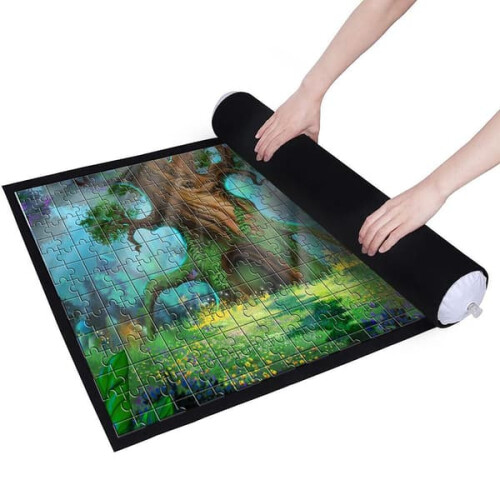 Felt Puzzle Mat Black 36x36 inches 2