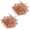 200 Pcs 5/64Inch x 25/64Inch Round  Copper Solid Rivets Fasteners 1