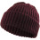 Geribbelde wintermuts/skimuts met dikke boord 1