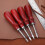 Leather Edge Beveler with Wood Handle 4 Sizes 4