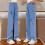Mädchen-Jeans, hellblau, weites Bein, elastischer Bund, Größe 8-10 Jahre 6