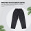 Women's waterproof rain suit pants black 6