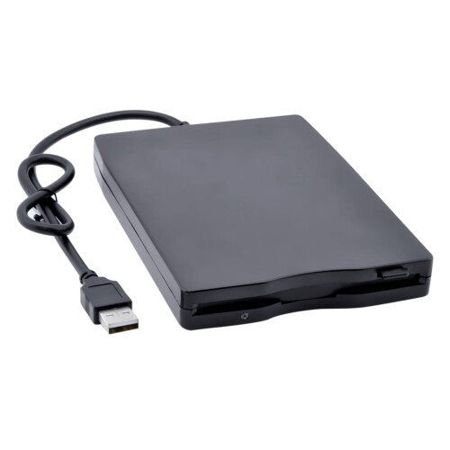 Εξωτερική μονάδα δισκέτας USB2.0 για Windows7 Μαύρο 1