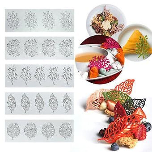 3D Leaf Coral Silicone Baking Mold 1 Piece 1