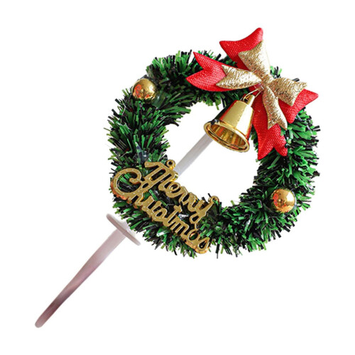 Christmas cake picks plastic cupcake toppers 12 pieces 1