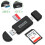 Adaptér USB3.0SD MicroSD TF kariet typu C OTG 1