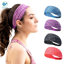 Bandeaux de sport pour femmes, respirants et à séchage rapide (lot de 4)