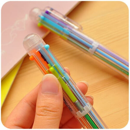6-Color Ballpoint Pen Set 5 Pieces 2
