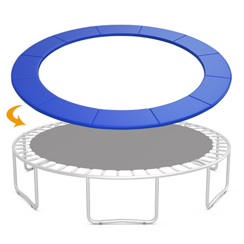 Trampoline Safety Pad Blue Waterproof Tear-Resistant 12 Ft