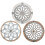 Acrylic Wall Pendant Retro Flower Decoration 3 pcs 1