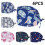 Surgical Bouffant Caps for Women6-Pack Adjustable Stretchy 1