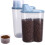 Pet Food Storage Container with Measuring Cup and Can 1