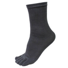 Chaussettes de course à cinq doigts pour homme Ediodpoh, gris foncé, taille 5