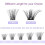 False Eyelashes Natural Volume Black 30 Pieces 3