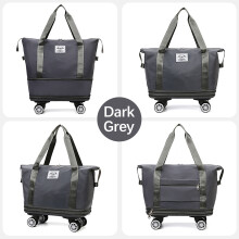Borsa tote pieghevole impermeabile con ruote da 16 pollici