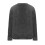 Dames plus size effen V-hals fleece sweatshirt donkergrijs M 5