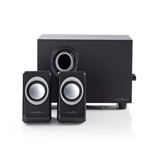 Nedis PC Speakers 2.1 Channel 33W 3.5mm USB Powered 1