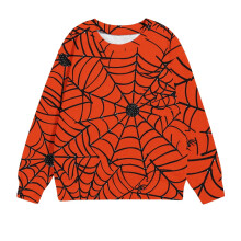 Hanorac unisex pentru copii, cu mânecă lungă și guler rotund, mărime Halloween