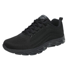 Heren mesh bergsportsneakers zwart maat 11.5