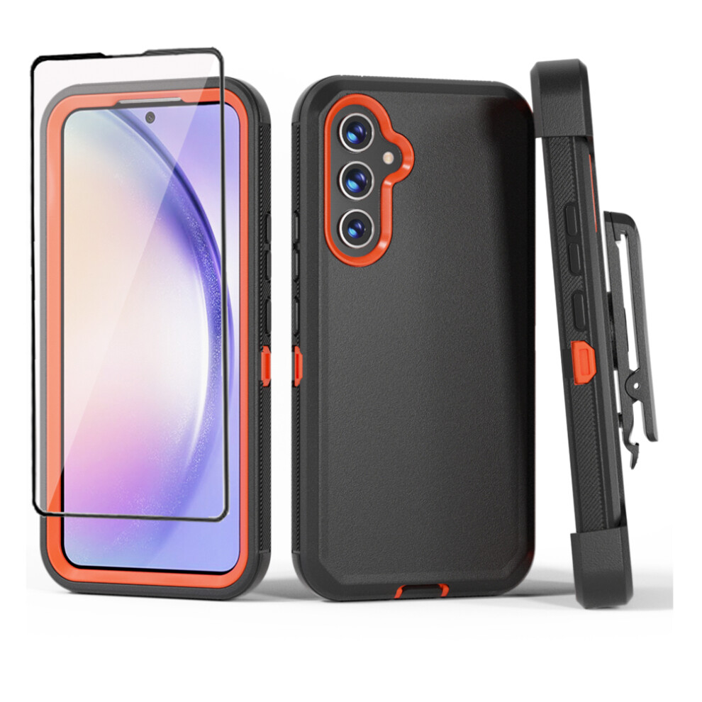 Xhy Galaxy A54 5G Case With Screen Protector And Belt Clip 9558633603033