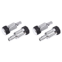 4x Car Aluminum Alloy Internal Armrest Box Adjustment Knobs Replacement for Sport 2014-2017