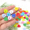 Resin heart buttons multicolor 100 pcs 6