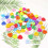 Resin heart buttons multicolor 100 pcs 5