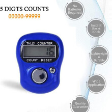 LED finger ring counter compact adjustable home supply