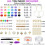 Flat Beads Kit for Bracelets Fruit Alphabet 24 Colors 6000 2