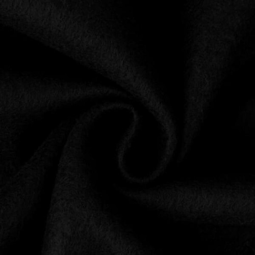 Fleece blanket with sleeves black 2