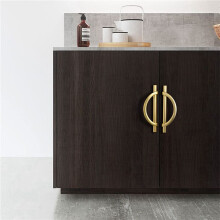4Pcs Gold Cabinet Pulls Drawer Pulls Half Moon Shape Cabinet Pulls Drawer Dresser Handles Kitchen Cupboard Handles B