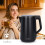 Electric Kettle Plastic Black 1.5 L 360 Rotatable 2