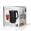Electric Kettle Plastic Black 1.5 L 360 Rotatable 8