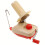 Manual wool winding machine for knitting and crafting, red 1