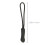 Handbag Zipper Puller Black 20 Pcs 2