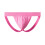 String pour homme rose respirant (1 pièce) 2