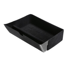 Tesla Model S/X Mittelkonsolen-Schubladenfach, Schwarz Carbon
