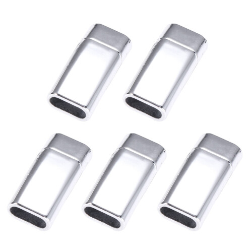 Magnetisk lås i rustfrit stål til armbånd, 5 stk.