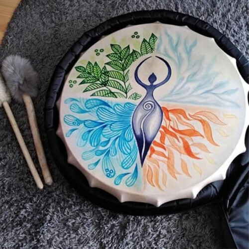 Handmade Shaman Drum Tree of Life Decoration 1