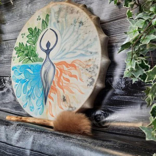 Handmade Shaman Drum Tree of Life Decoration 2