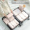INF Packing Cubes Set for Suitcase Beige 7 pcs 4