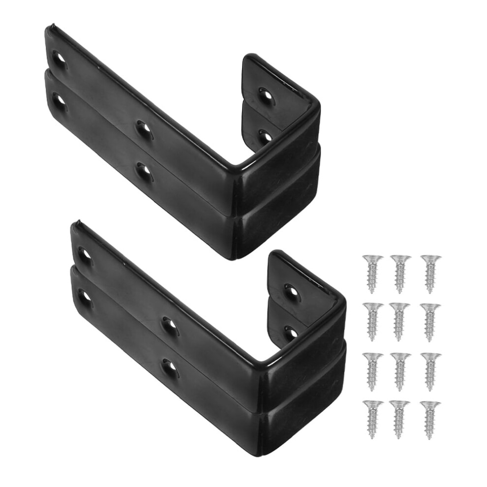 Frcolor Metal Bunk Bed Ladder Hook Brackets 4 Pcs 922042497375