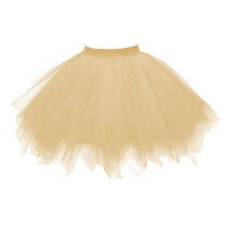 Halloween-Tutu-Rock für Damen im Prinzessinnen-Stil