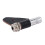 Gitaar eindpin jack socket set koperzwart GT228 1