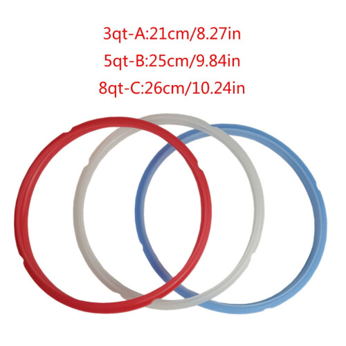 HGYCPP silicone sealing rings for pressure cookers 3 pcs 2