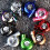 Mini Turbo Keychain Spinning Turbine Key Multicolor One Size 2