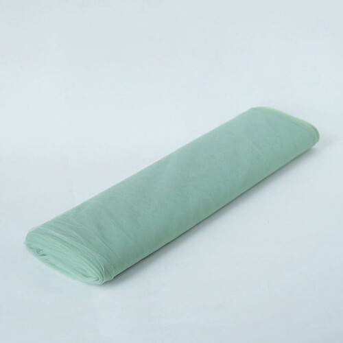 Tulle bolt sage green 54 in x 120 ft 1