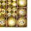Christmas Ball Ornaments Set Gold 44 pcs 5