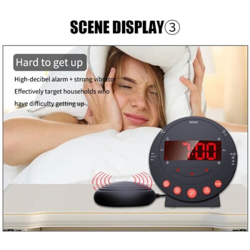 Alarm Clock with Strong Vibration Function 1